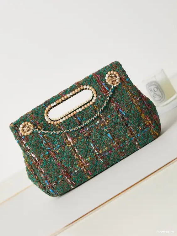 Firstbag Ru LARGE CHANEL FLAP TOP BAG HANDLE WITH 0623
